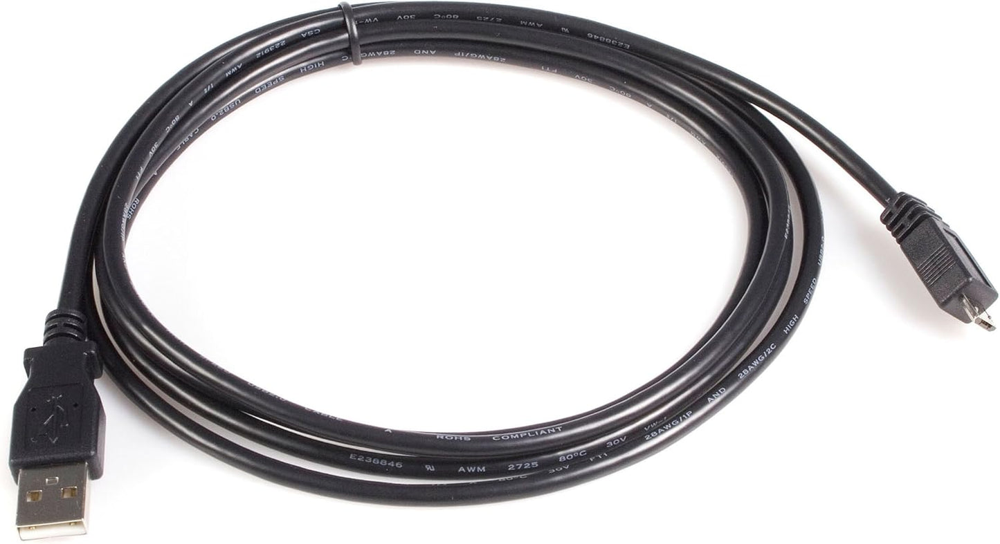 10 ft. USB 2.0 A to Micro USB Cable - Black (Model: UUSBHAUB10)