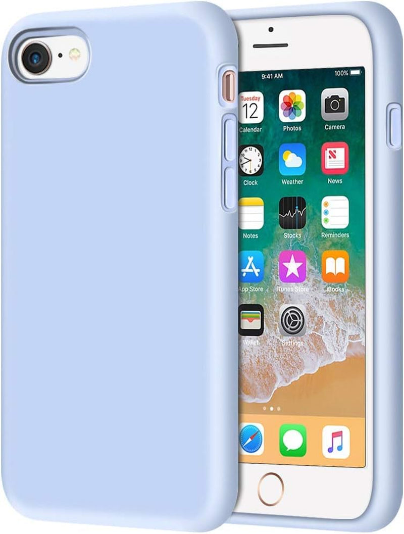 iPhone SE (2022/2020), iPhone 8, and iPhone 7 Case Cover - Light Blue