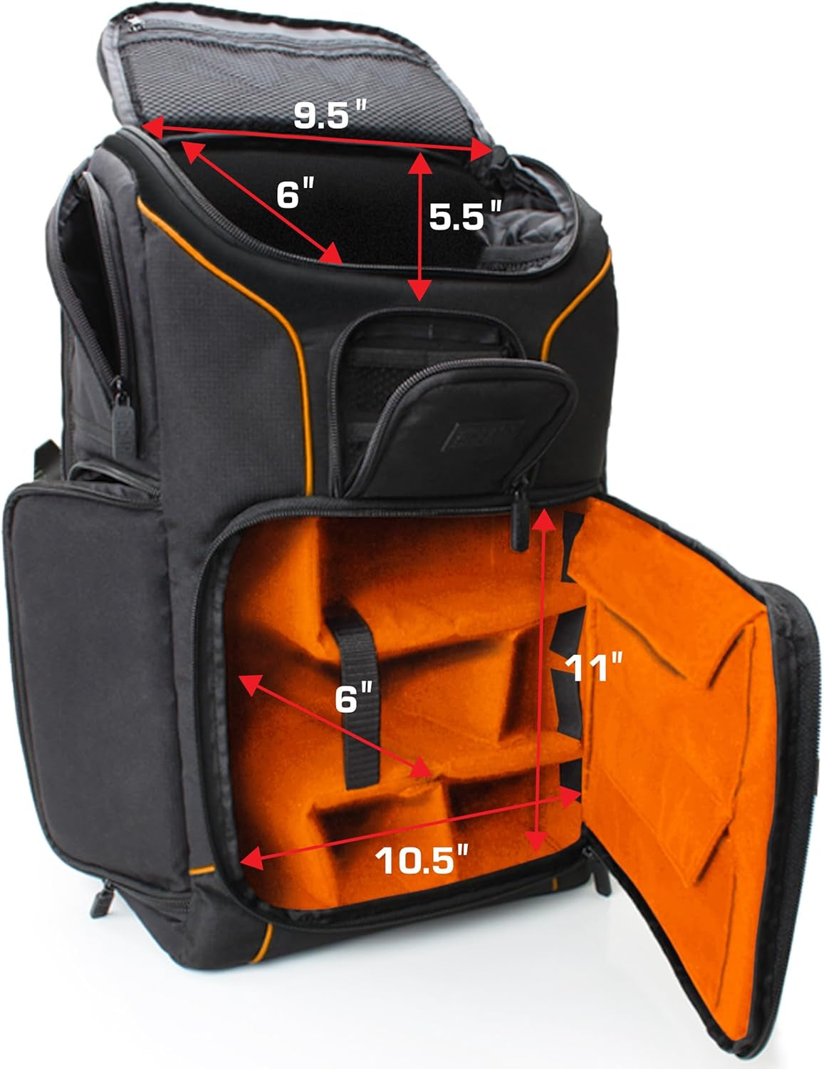 Professional Camera Backpack for DSLR, SLR, and Mirrorless Cameras with Laptop Compartment, Rain Cover, and Tripod Holder