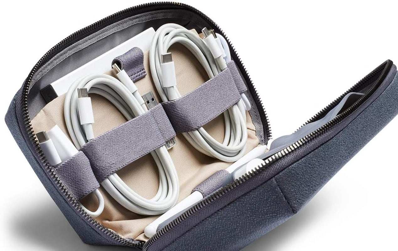 Tech Accessories Organizer Pouch with Zipper Closure for Power Banks, Phone Chargers, Cables, and More