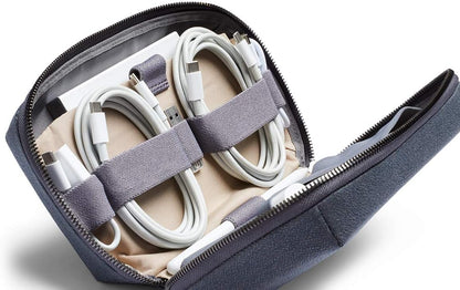 Tech Accessories Organizer Pouch with Zipper Closure for Power Banks, Phone Chargers, Cables, and More