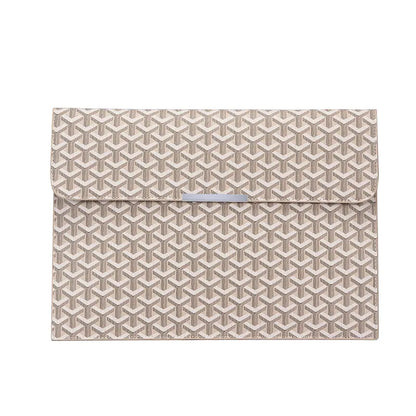 15.6-Inch Laptop Sleeve Padfolio Document Organizer for MacBook, Notebook, and iPad - Slim, Scratch-Resistant Portfolio Case with Magnetic Closure for Office, School, and Travel - Ideal Gift for Students and Professionals