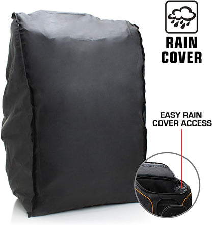 Professional Camera Backpack for DSLR, SLR, and Mirrorless Cameras with Laptop Compartment, Rain Cover, and Tripod Holder