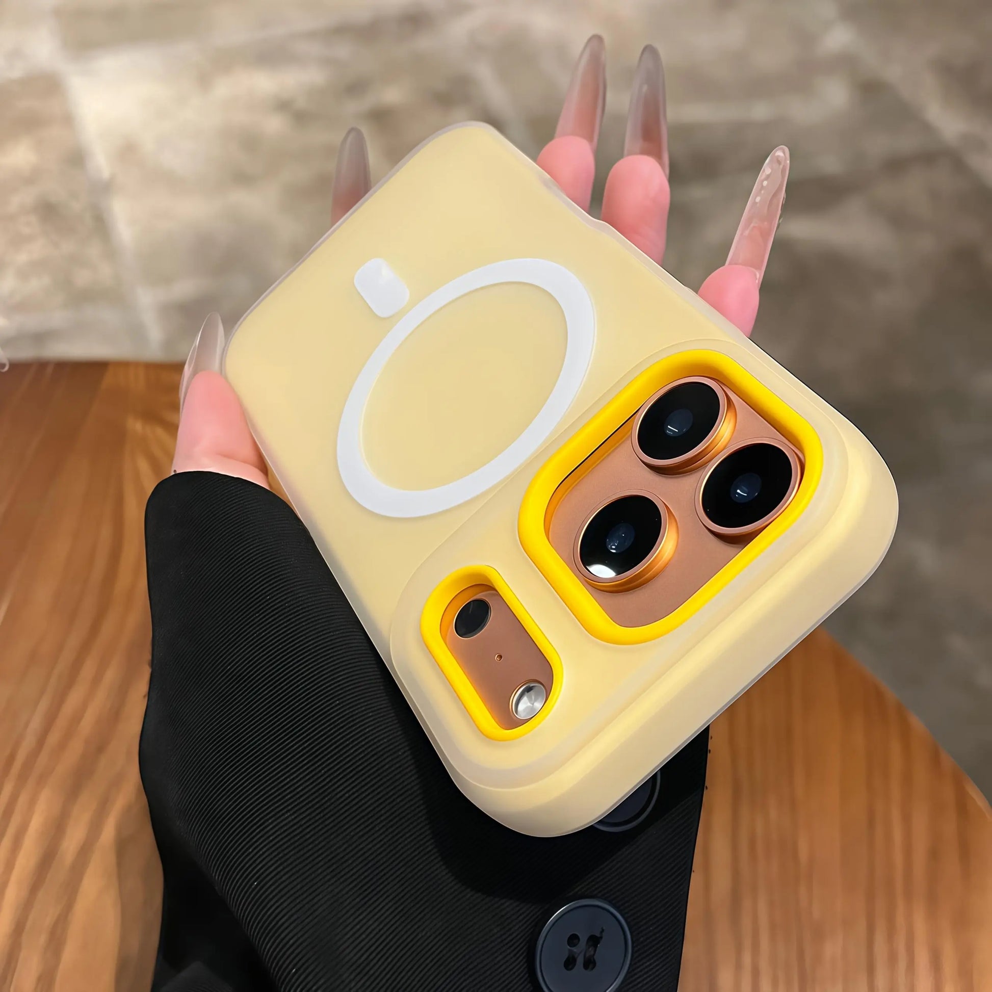 Luxury Candy-Colored 2-In-1 Magnetic Phone Case for iPhone 17 Pro Max, 16, 15, 14, 13, 12, 11 Pro Max - Protective Frosted Soft Shell with Shockproof Back Cover and Magnetic Wireless Charging Compatibility