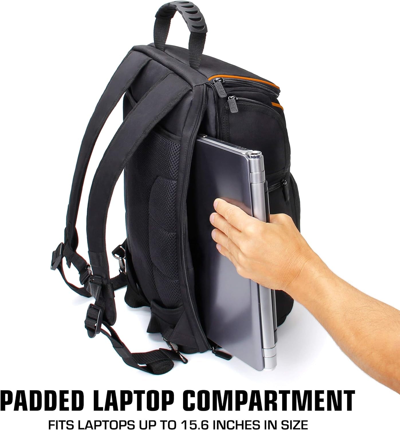 Professional Camera Backpack for DSLR, SLR, and Mirrorless Cameras with Laptop Compartment, Rain Cover, and Tripod Holder