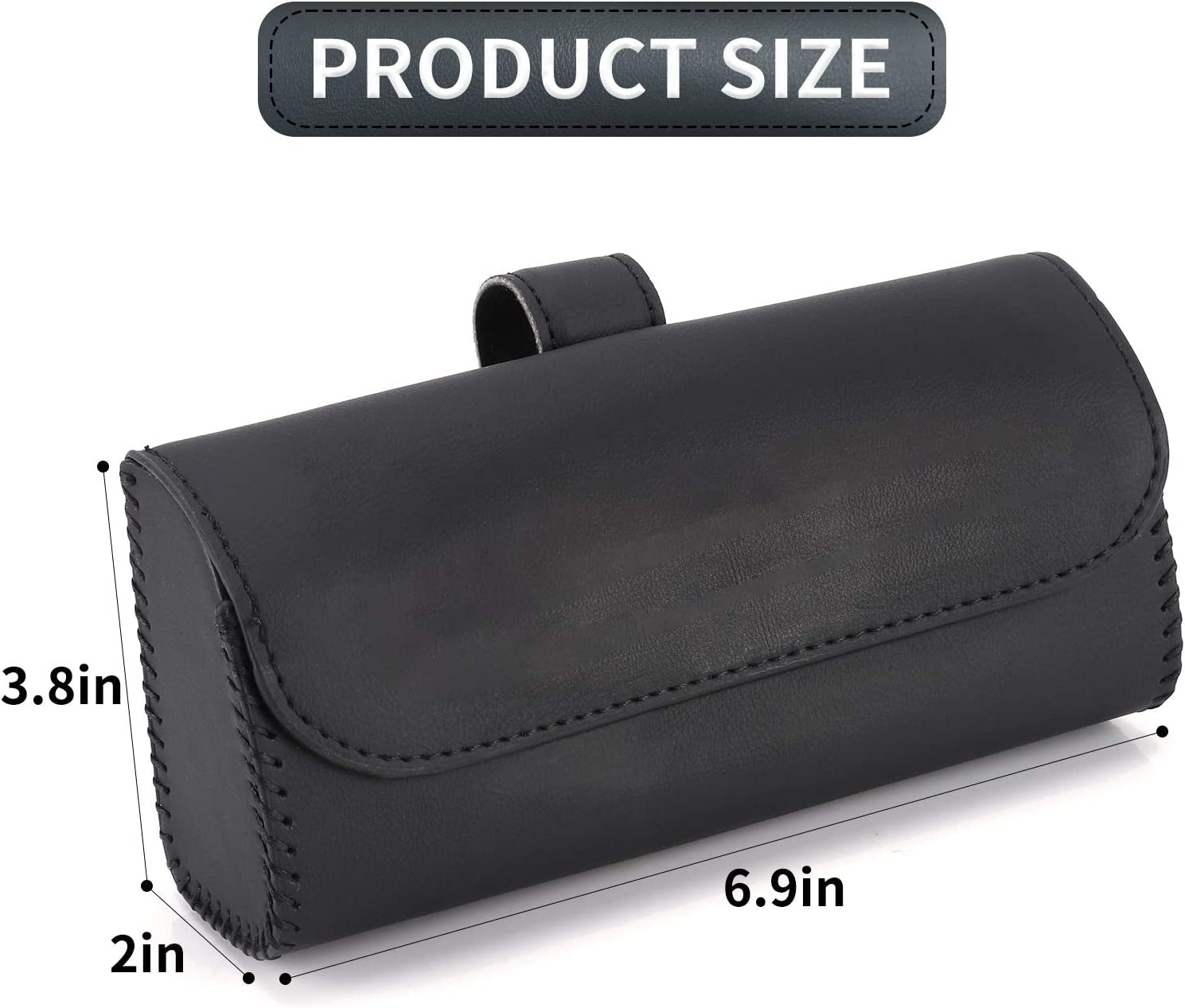Car Sun Visor Sunglasses Holder and Eyeglasses Storage Case Organizer