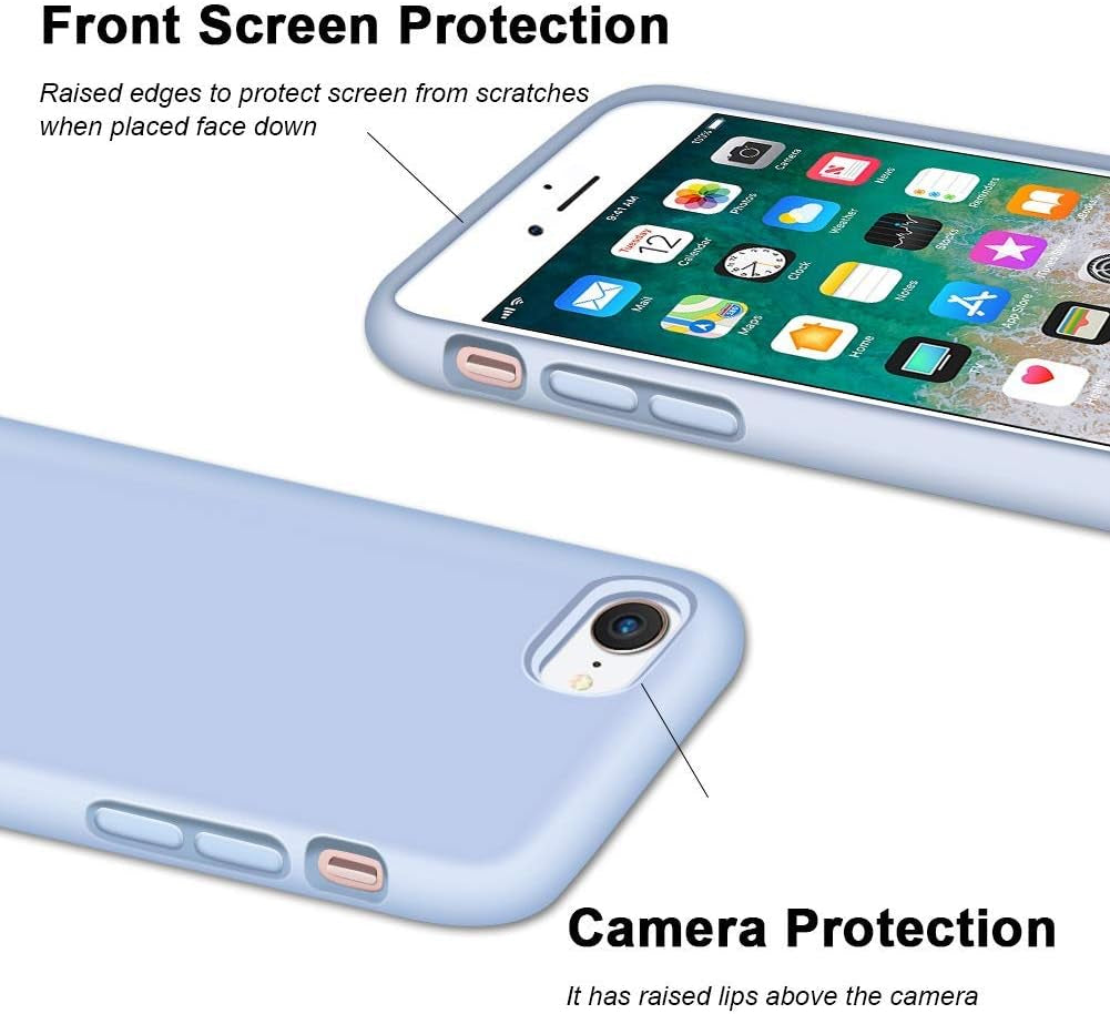 iPhone SE (2022/2020), iPhone 8, and iPhone 7 Case Cover - Light Blue