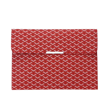 15.6-Inch Laptop Sleeve Padfolio Document Organizer for MacBook, Notebook, and iPad - Slim, Scratch-Resistant Portfolio Case with Magnetic Closure for Office, School, and Travel - Ideal Gift for Students and Professionals
