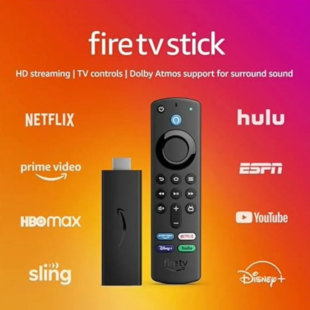 Amazon Fire TV Stick (3rd Generation) with Alexa Voice Remote, Free Live TV, HD Picture Quality, and Simple Setup