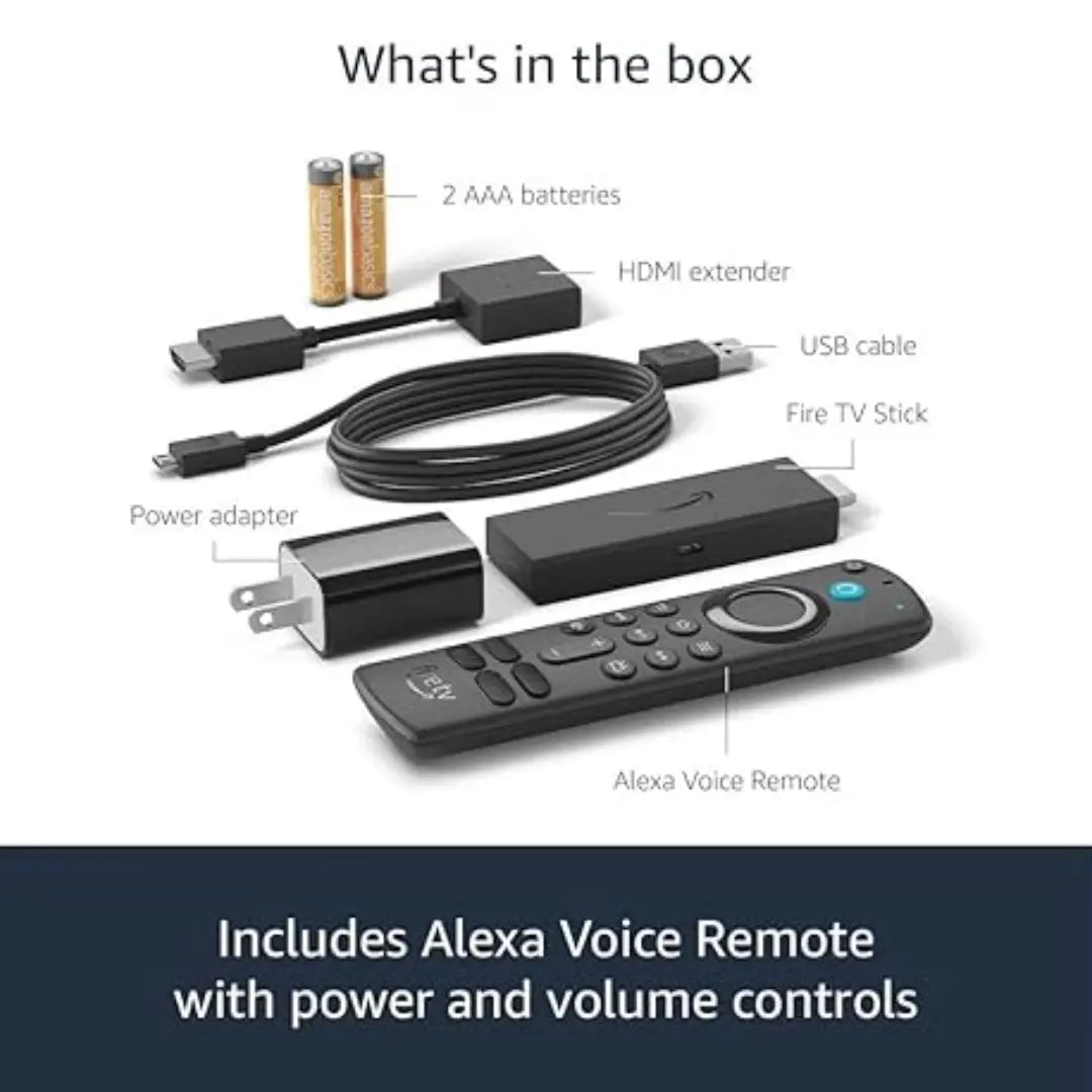 Amazon Fire TV Stick (3rd Generation) with Alexa Voice Remote, Free Live TV, HD Picture Quality, and Simple Setup