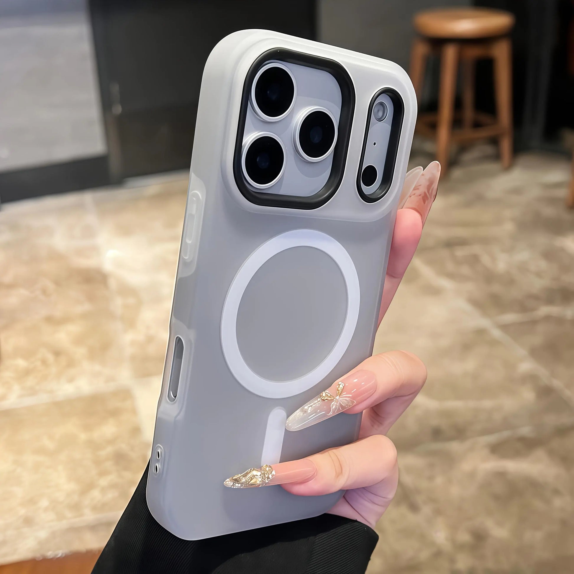 Luxury Candy-Colored 2-In-1 Magnetic Phone Case for iPhone 17 Pro Max, 16, 15, 14, 13, 12, 11 Pro Max - Protective Frosted Soft Shell with Shockproof Back Cover and Magnetic Wireless Charging Compatibility