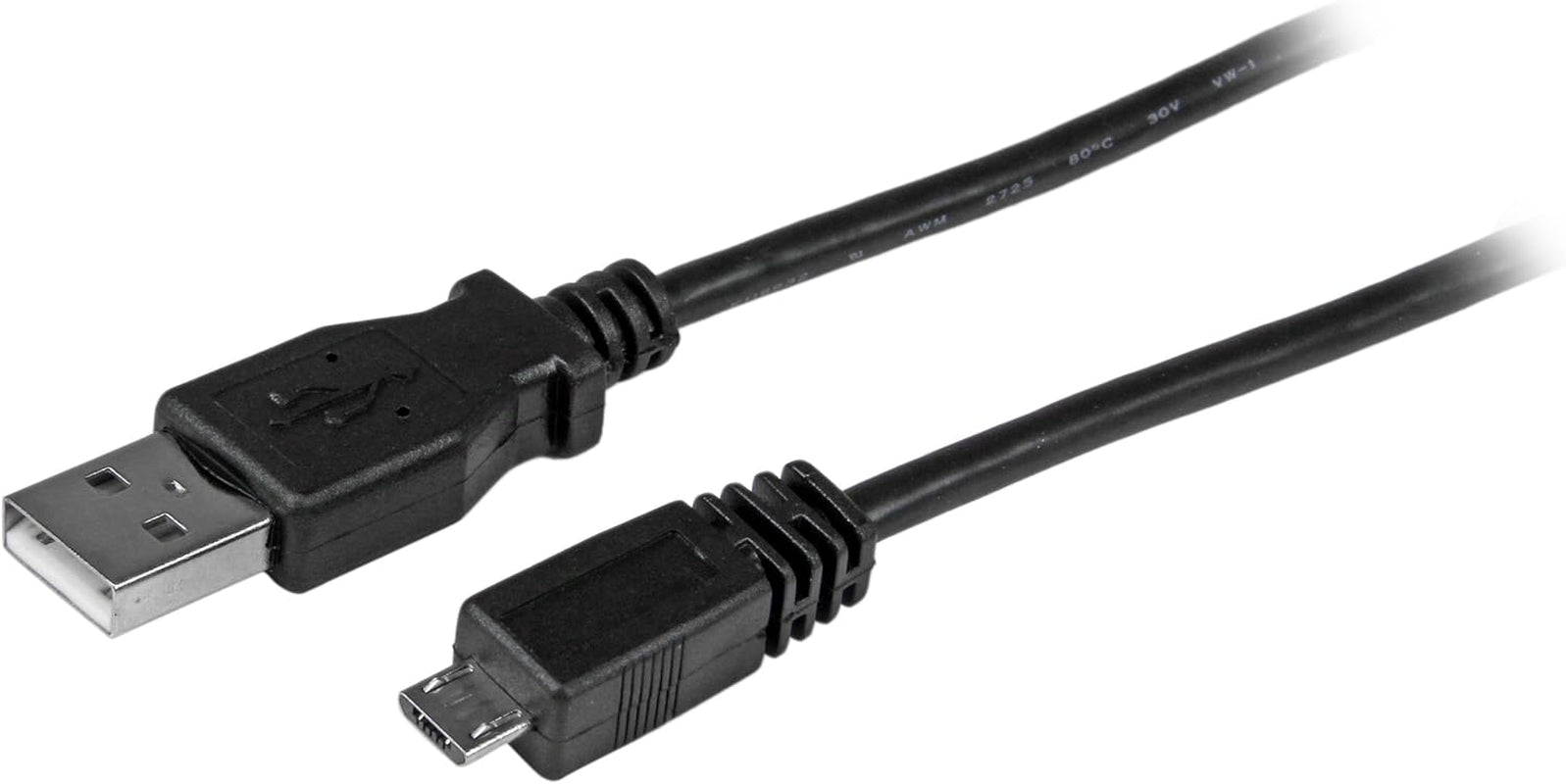 10 ft. USB 2.0 A to Micro USB Cable - Black (Model: UUSBHAUB10)