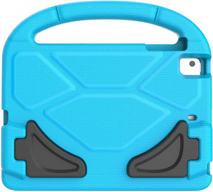 Durable Shockproof Kids Case for iPad Mini 5/4/3/2/1 (7.9") with Protective Handle, Bumper Stand, and Two Screen Protectors - Blue