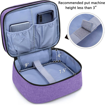 Professional Carrying Case for DR.J Mini Projector and Accessories - Portable Design in Purple