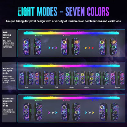 Nintendo Switch Joy-Con Controller (L/R) with RGB Lighting, Compatible with Nintendo Switch, Switch Lite, and Switch OLED