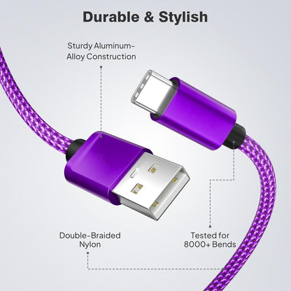 AirPods Pro 3 Charging Cable - Multi-Length USB A to USB-C Type C Charger for Apple AirPods 4th Gen, AirPods Pro 2nd & 3rd Gen, iPhone 17, Air 16, and 15 Pro Max Plus